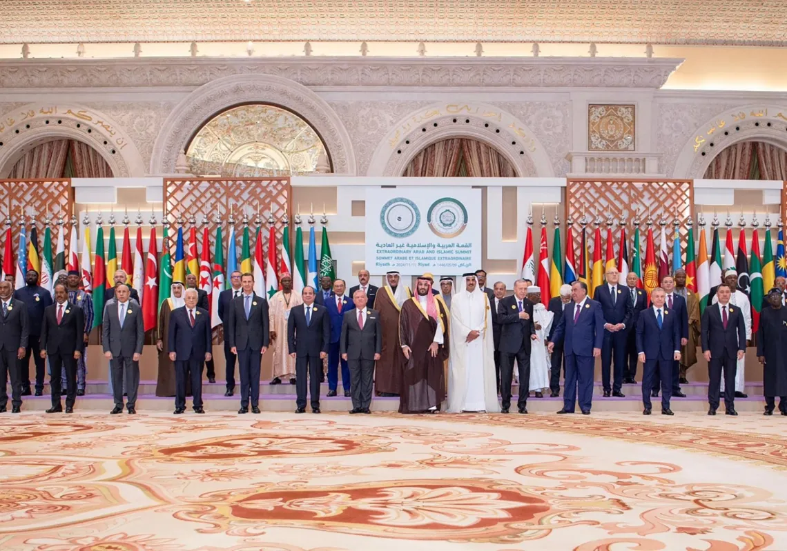 The Arab Summit and the Organisation of Islamic Cooperation in Riyadh on 11 November 2024.
 