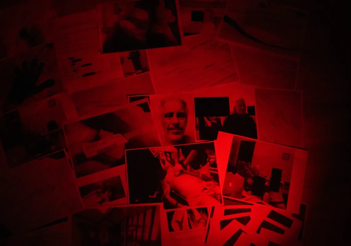 Undated pictures provided by the US Department of Justice on 30 January 2026 as part of the Jeffrey Epstein files.