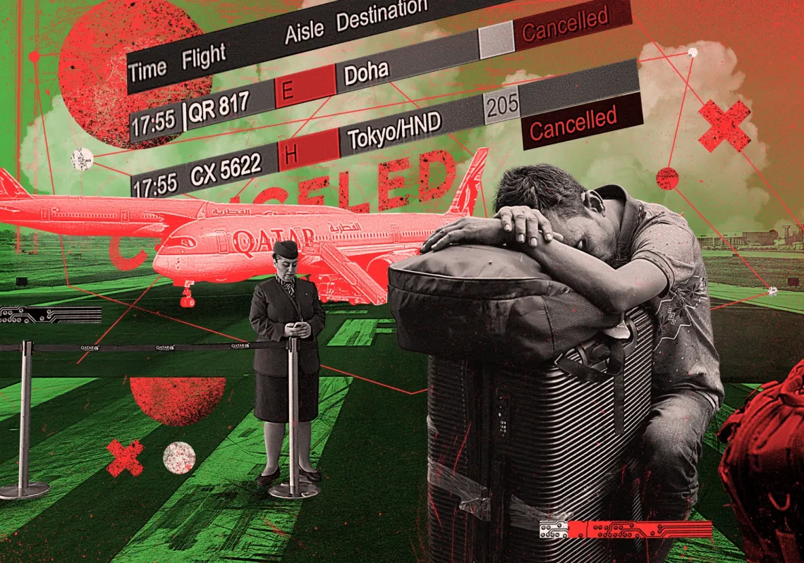 السماء في مرمى النيران… حرب إيران تعصف بالطيران والمطارات