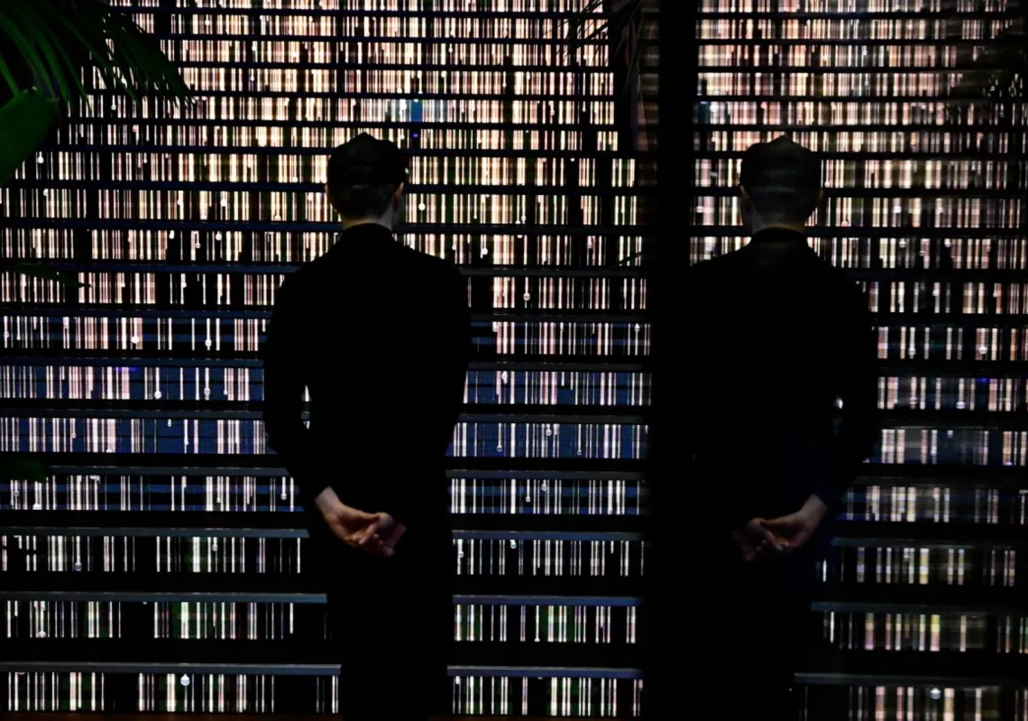 خلال افتتاح مركز للذكاء الاصطناعي تابع لشركة "غوغل" في برلين