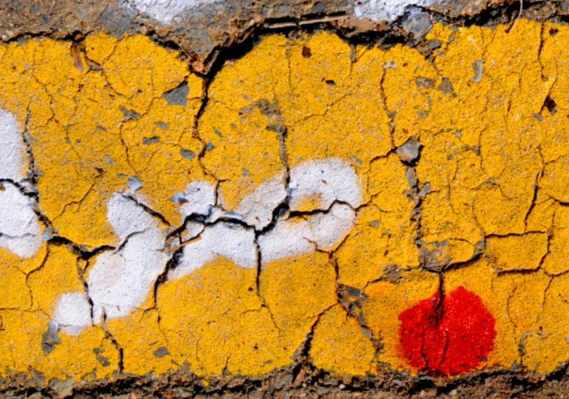 مشهد من "الصراط" للفنان  لعبد الله غارم