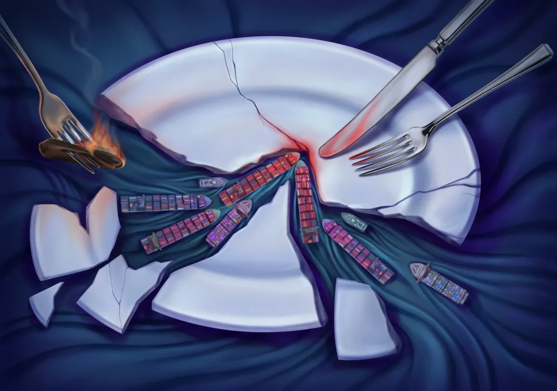 سوق الغذاء العالمي تحت الحصار من لندن الى بنغلادش