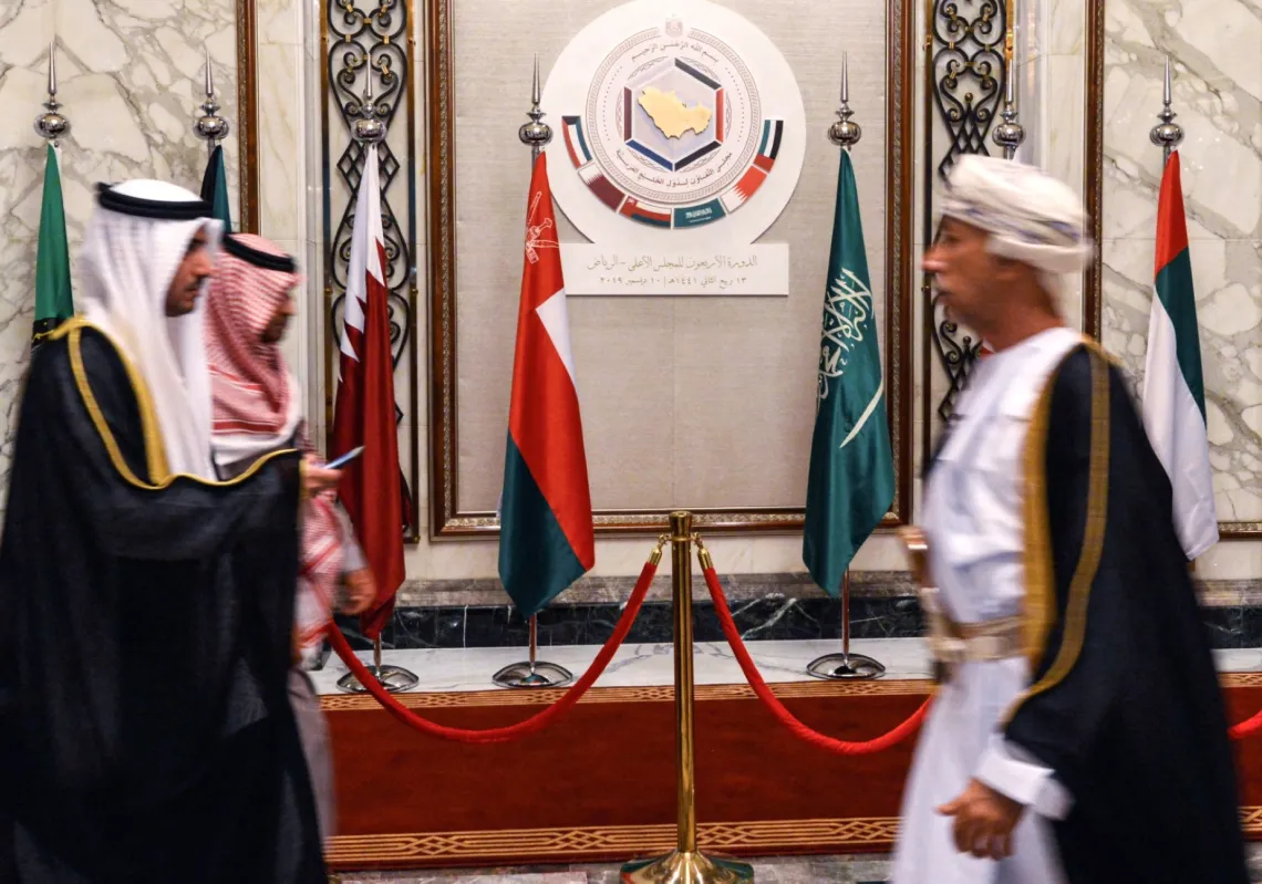  خلال قمة مجلس التعاون الخليجي التي عُقدت في العاصمة السعودية الرياض، في 10 ديسمبر 2019