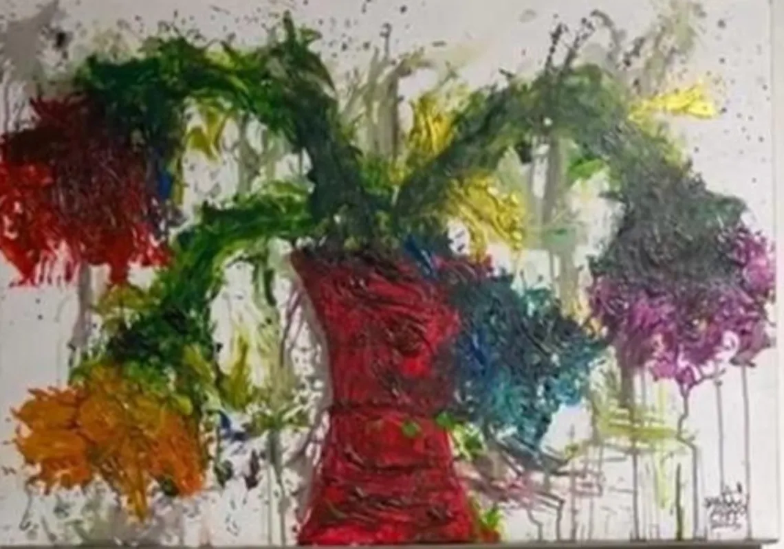 لوحة لسبهان آدم