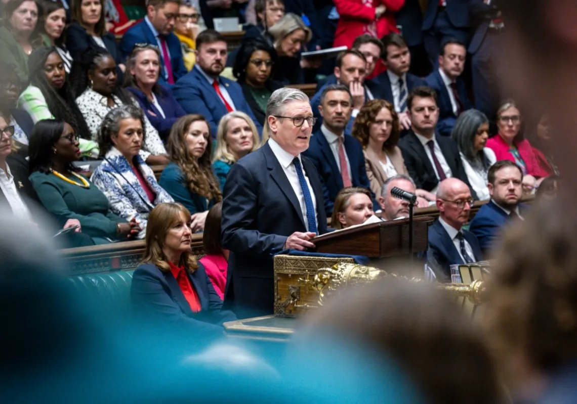 UK Prime Minister Keir Starmer makes a statement on the vetting procedure undertaken for the former UK ambassador to the US, Peter Mandelson, on 20 April 2026 in the House of Commons.