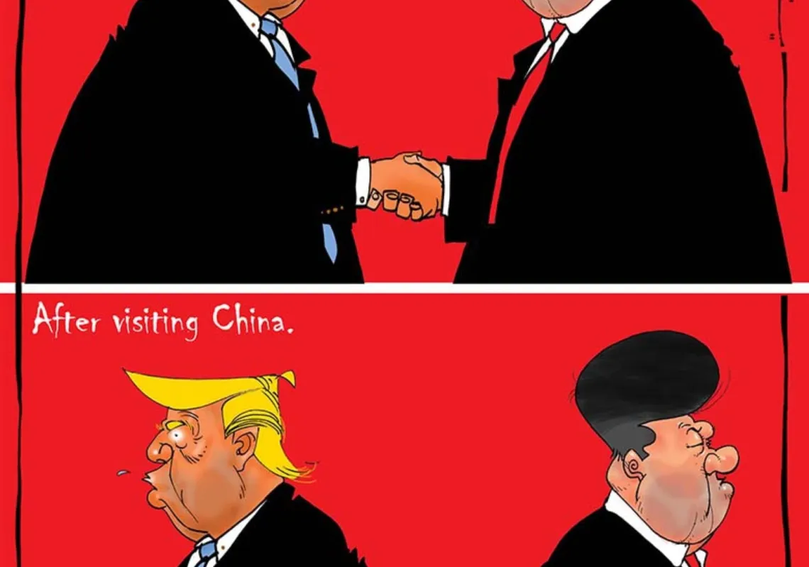 Trump gets taste of China's strength in Beijing