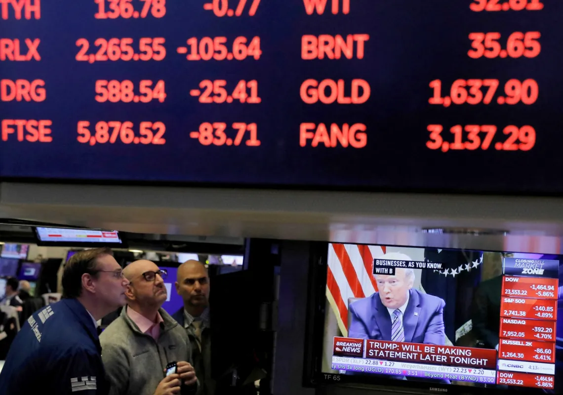 Stock markets reacted to an uptick in US inflation, suggesting that President Donald Trump's tariffs were impacting the American economy.