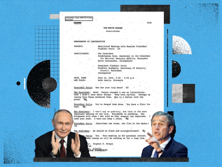 Putin foreshadowed the Ukraine war in 2008 meeting with Bush